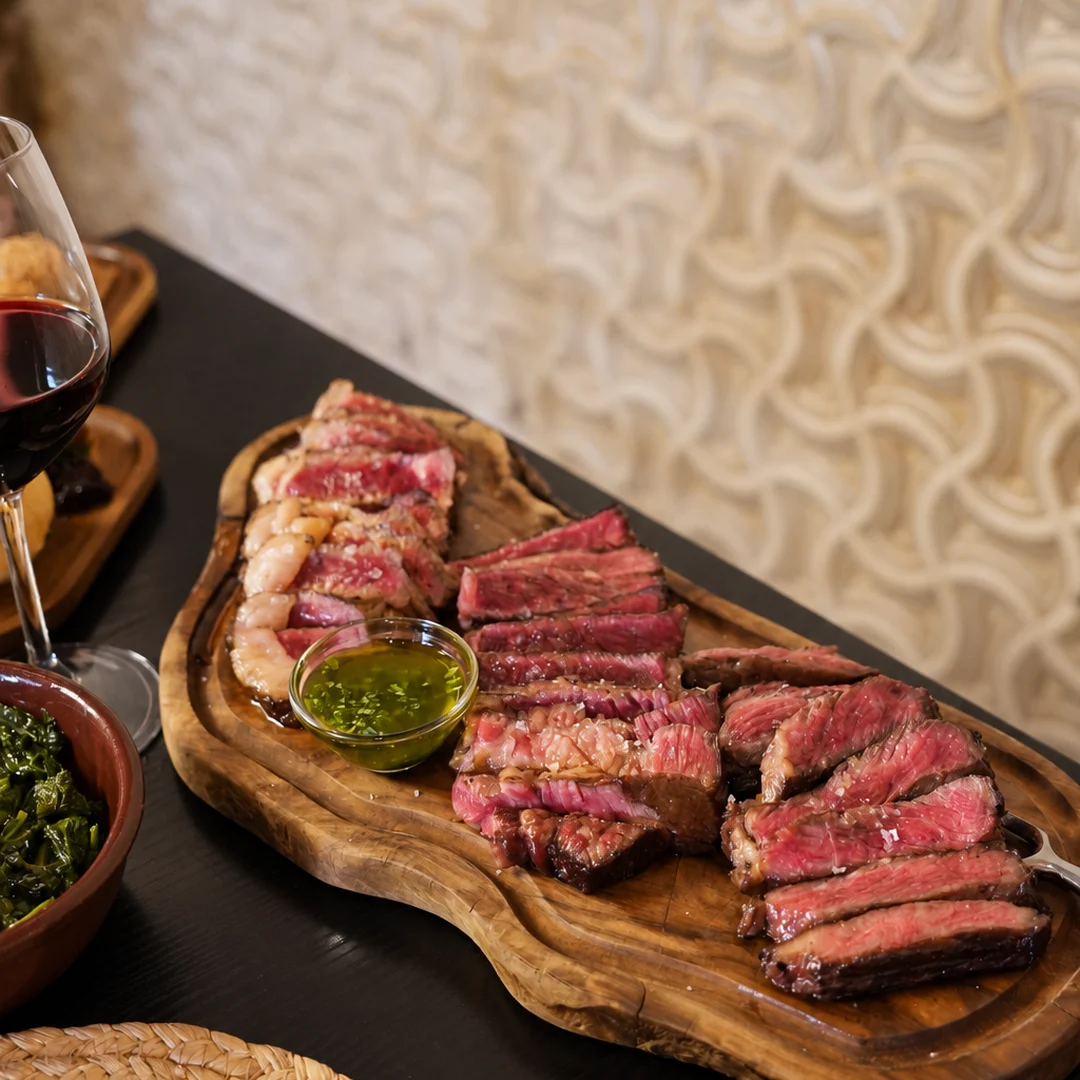 Picanha, entraña e cuberoll alla brace
